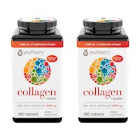 2 Collagen Plus Biotin, 390 tabletas- Youtheory