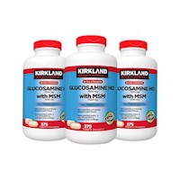 3 Suplemento glucosamine con MSM - Kirkalnd 350 tabletas