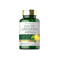 Aceite de orégano 4000 Mg - Carlye 150 cápsulas blandas