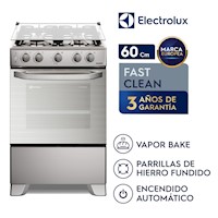 Cocina de pie Electrolux 60CM 4 Hornillas VaporBake