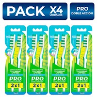 Oral B Cepillo Dental Pro Doble Acción x2 unidades PackX4