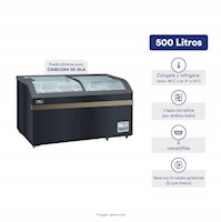 CONGELADOR EXHIBIDOR ILUMI 500L