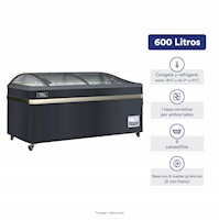 CONGELADOR EXHIBIDOR ILUMI 600L