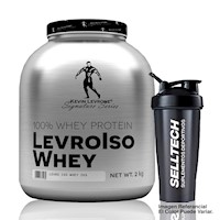 Proteína Kevin Levrone Levroiso Whey 2 kg Vainilla + Shaker