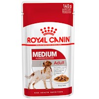 Comida Perros Adultos Raza Mediana Royal Canin 140g 10un