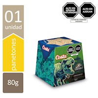 PANETON MINI COSTA JURASSIC CAJA 80G