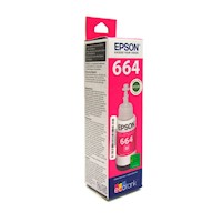 Botella de Tinta Epson T664 Magenta 70 ml Original T664320-AL para EcoTank