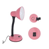 Lampara de Escritorio con Base - ROSADO