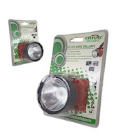 Linterna Frontal 1 LED  a Pilas AAA CAFINI CN-L521C ROJO