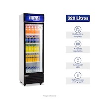 VISICOOLER ESTÁTICO ILUMI  320 LTS