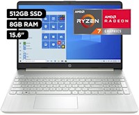 Laptop HP 15-ef1020la AMD Ryzen™ 7 4700U 8GB DDR4 - 2666 512GB SSD 15,6"