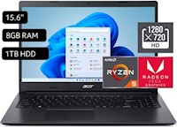 Laptop Aspire 3 AMD Ryzen 5 3500U 8GB 1TB A315-23-R15R