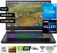 Laptop Gamer Nitro 5 Intel CI5-12500H 8GB 512GB AN515-58-54RN
