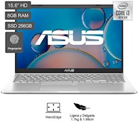 Laptop Asus 15.6" Intel Core i3 256GB 8GB X515JA-BR2880W