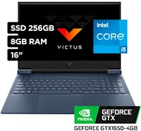 Laptop HP VICTUS 16-d0503la Win11 i5-11400H GTX 1650 8GB RAM 256GB FHD 16"