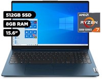 Laptop Lenovo IdeaPad 5  AMD Ryzen 7 8GB 512GB SSD 15.6" FHD