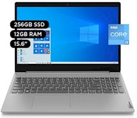 Laptop Lenovo Ideapad 3i 15.6" Windows 10 Intel Core i3 1115G4 12GB 256GB SSD