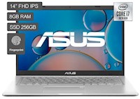 Laptop Asus Intel core i7 1065G7 8GB 256GB SSD X415JA-EB1693W 14"