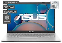 Laptop Asus 14" Windows 11 Intel Core i7 1065G7 8GB 256GB SSD X415JA-EB1693W