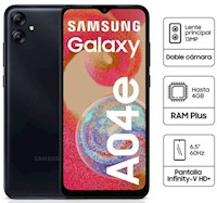 Celular Samsung A04E SM-A042MZKFLTP 64GB 3GB 6.5" Negro