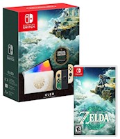 Consola Nintendo Switch OLED Zelda Tears of the Kingdom + Juego