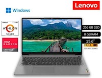 Laptop Lenovo Athlon Silver 7120U 8GB RAM 256GB SSD 156 FHD WIND 82YU00X5LM