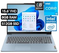 Laptop Lenovo Ideapad Slim 3i Intel Core i3 12a Gen 8 Núcleos 8GB 512GB
