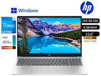 Laptop Hp 15-fd0005la CORE I5- 1335U,  8GB, 256GB SSD/ 15.6 FHD - 802N7LA