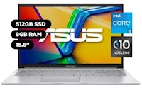 Laptop ASUS Vivobook 15 Intel Core i5 12va GEN 8GB 512GB SSD 15.6"