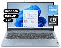 Laptop Lenovo Ideapad Slim 3i Intel Core i3 12a Gen 8 Núcleos 8GB 512GB