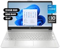 Laptop HP 15-DY5000la Intel Core i5-1235U 8Gb, 512Gb SSD, Pantalla 15.6"