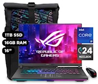 Laptop Gamer Asus ROG Strix G16 Core i9 13va 24 Núcleo 16GB 1TB NVIDIA RTX4060