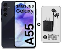 Samsung Galaxy A55 5G 8GB 256GB Navy + Cargador 25W + Audífono