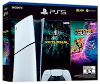 Consola PS5 Digital Slim + Returnal +Ratchet & Clank