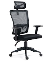 SILLA DE OFICINA ERGOCLASS DRACO PRO ULTRA NEGRO ERGONÓMICA - EJECUTIVA