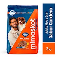 MIMASKOT ALIMENTO PARA PERROS ADULTOS CORDERO RAZAS MED/GRAN 3KG