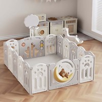 CORRAL PARA BEBES Y NIÑOS PLEGABLE DE OSITO - OSO