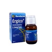 Ergico 2.5Mg/5Ml - Frasco 60 Ml