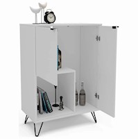 LIBRERO MODERNO CON 3PUERTAS SPARKY - DIBA MUEBLES