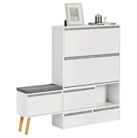 ZAPATERA CON ASIENTO OSUKY - DIBA MUEBLES