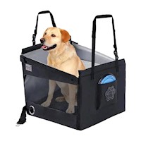 Asiento Copiloto Negro para Perros Grandes