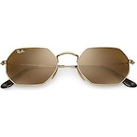 LENTES DE SOL RAYBAN OCTAGONAL LEGEND GOLD RB3556/ COLOR: MARRON