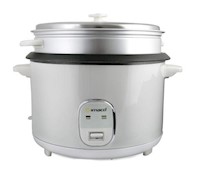 IMACO RC42 OLLA ARROCERA 4.2 LTS.TAPA METÁLICA CON STEAMER EXTERIOR BLANCO