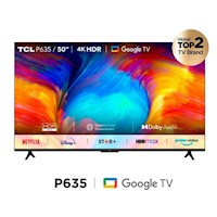 Smart Tv TCL 50" UHD 4K Google Tv 50P635