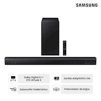 Soundbar Samsung Bluetooth 410W Dolby Audio 2.1 DTS HW-B550