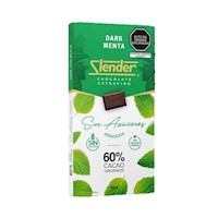 SLENDER - DARK 60% CACAO ORGÁNICO - MENTA 100 gr