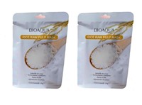 Mascarilla Facial De Arroz Bioaqua 2 Unid Hidrantante Rice Raw Pulp 25G