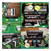 Juego Poker Familiar con Maletin Organizado y Accesorios Basicos Y+Post It