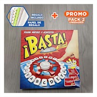 Pack2 Entretenimiento de Mesa Basta para Pensar y Responder con Agilidad Mental Y+Papel Regalo