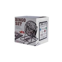 Bingo de Metal con 18 Cartillas y 75 Numeros para Entretenimiento Clasico Y+Papel Regalo
